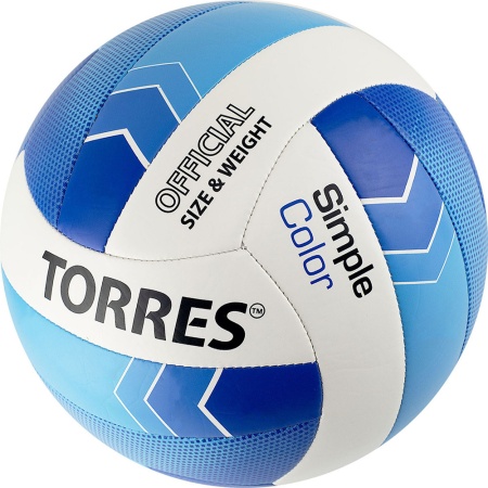 Купить Мяч волейбольный Torres Simple Color любительский р.5 в Волжске 